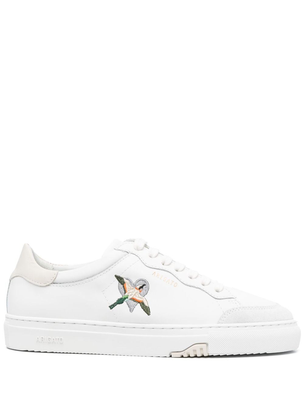 Axel Arigato Clean 90 embroidered leather sneakers - White