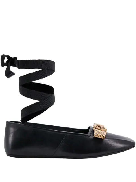 Gucci bailarinas con motivo Interlocking G