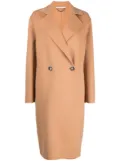 Stella McCartney double-breast wool coat - Brown