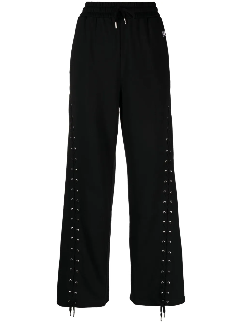 Jean Paul Gaultier JPG Black Wool Sailor Pants Wide Leg hi-rise Trousers 