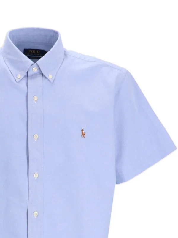 Polo Ralph Lauren Pony-motif short-sleeve Shirt | Blue | FARFETCH