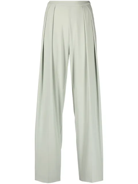 Norma Kamali pantalones ajustados con pinzas