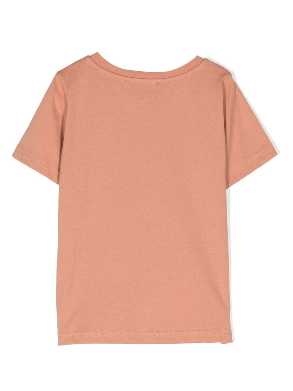 A.P.C. KIDS flocked-logo cotton T-shirt - Oranje