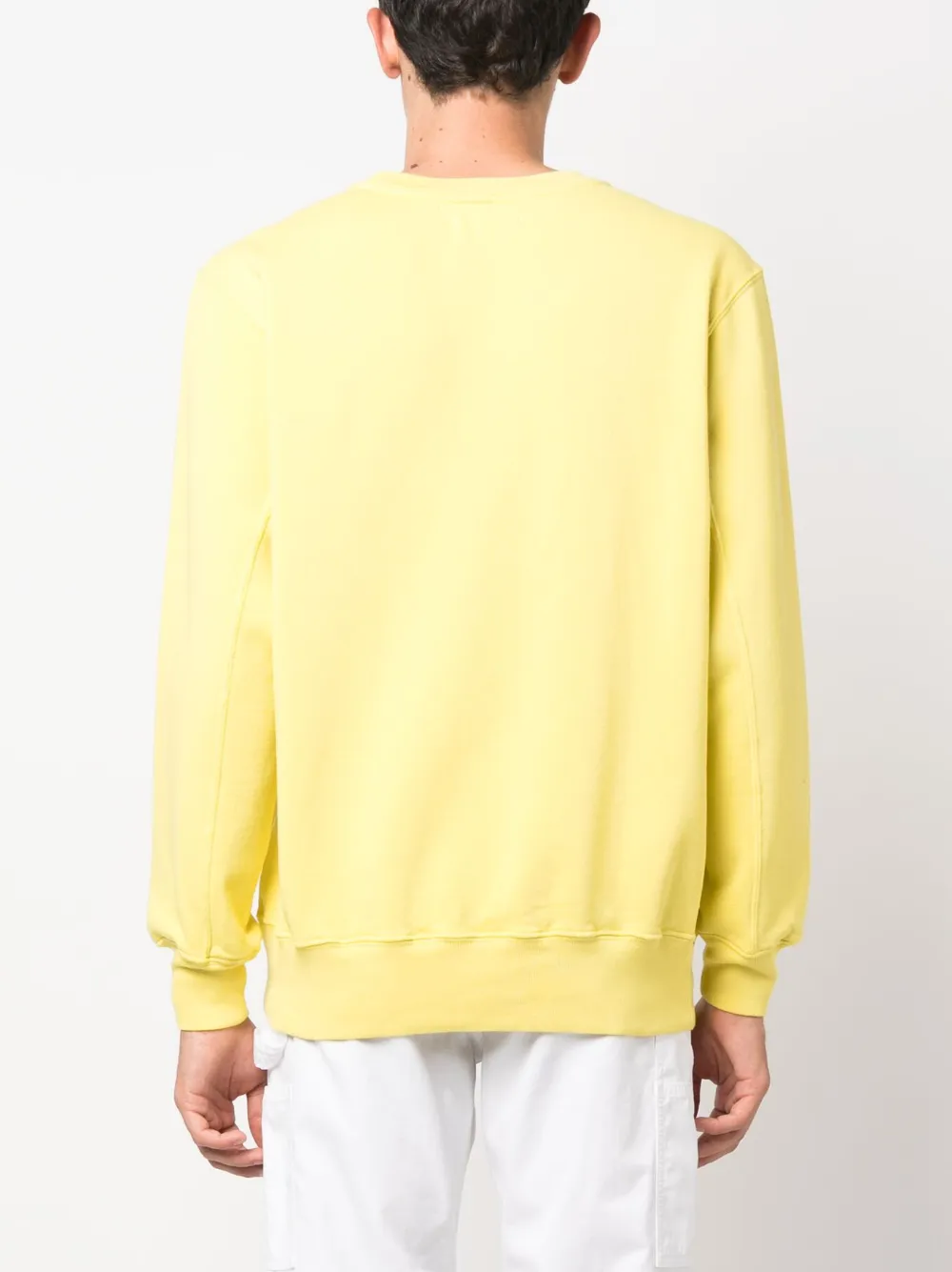 Light yellow clearance crew neck sweatshirt