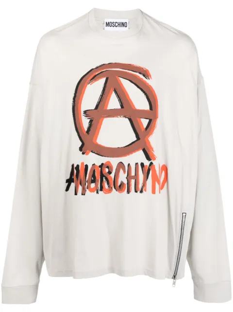 Moschino logo-print organic cotton T-shirt