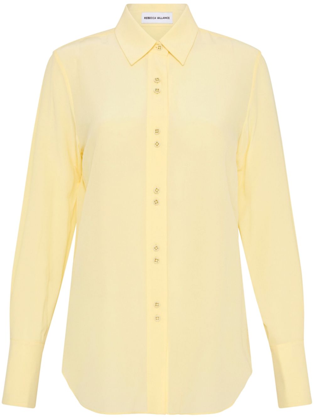 Pascal long-sleeve silk shirt