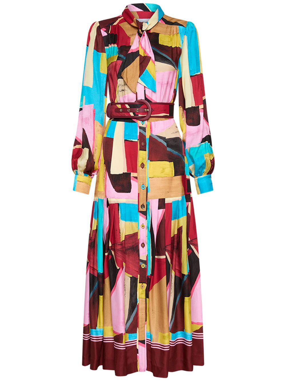 Rebecca Vallance Bastille abstract-print dress - Multicolour