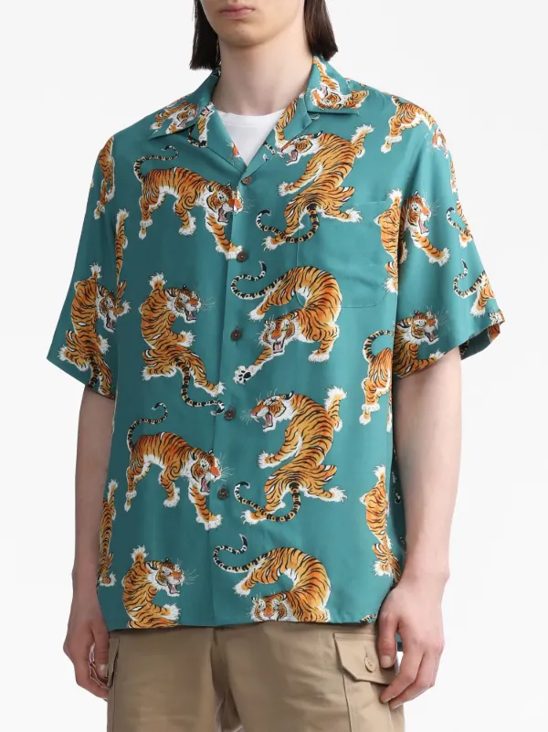 WACKO MARIA x Tim Lehi tiger-print Shirt - Farfetch