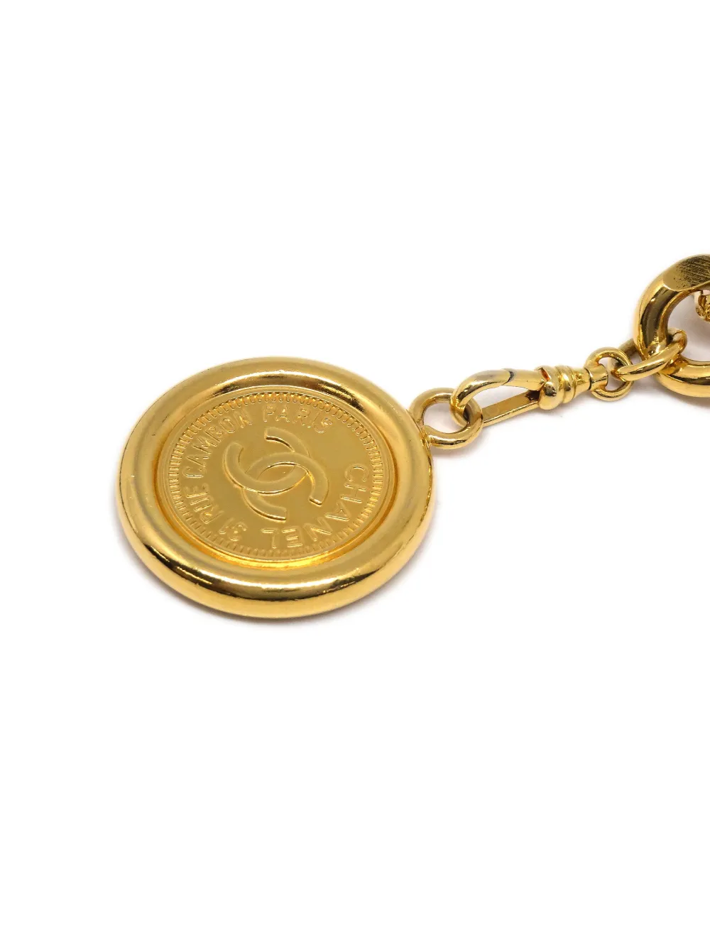 CHANEL Pre-Owned 1994 Medallion chain-link belt - Goud