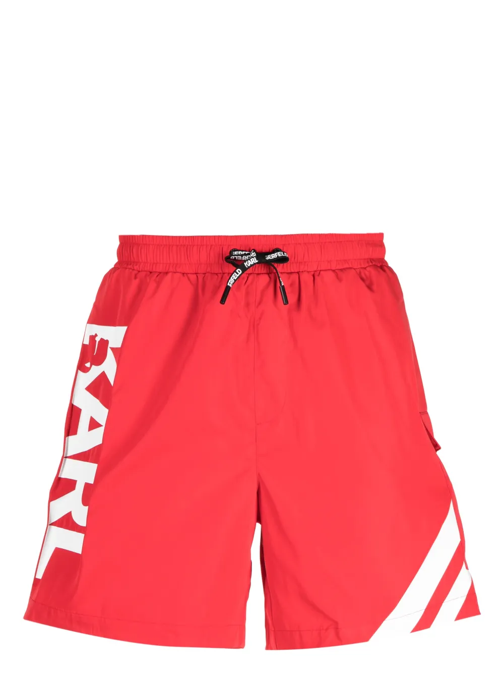 logo-print swim shorts