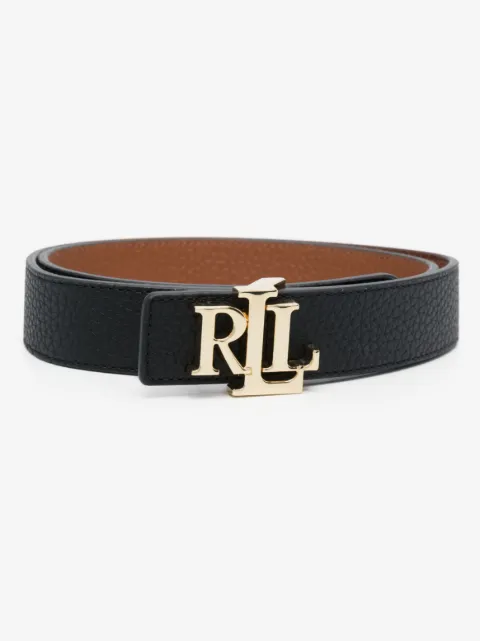 Lauren Ralph Lauren logo-buckle reversible leather belt