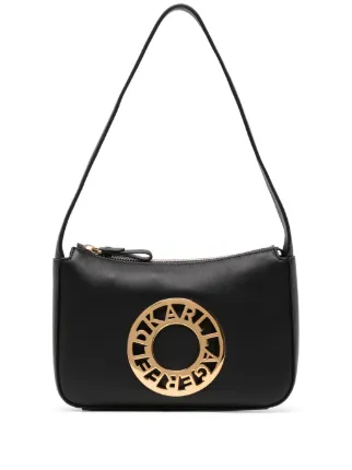 Karl Lagerfeld K Disk zip up Shoulder Bag Farfetch