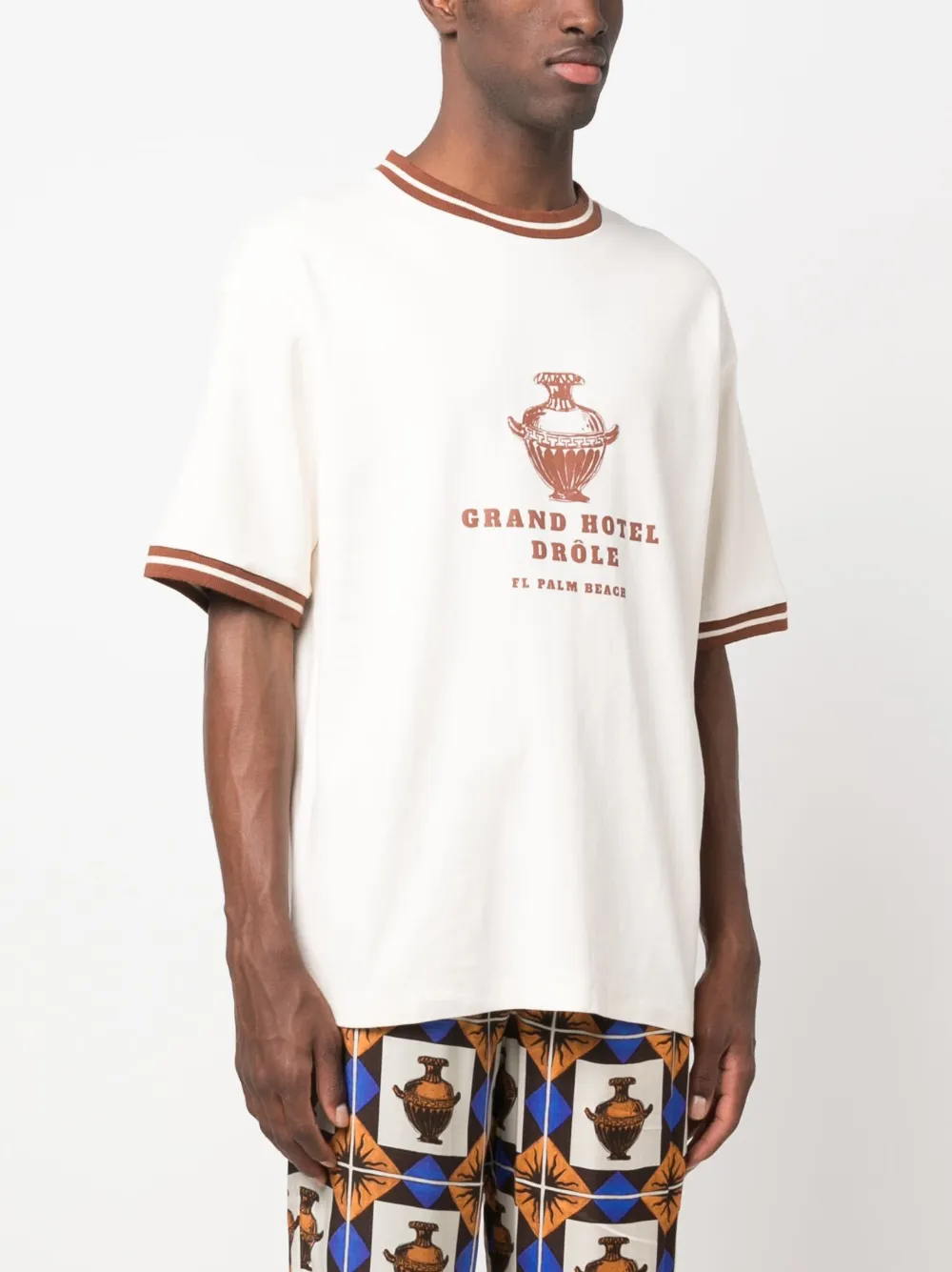 Beach Crew ビーチクルーボーダーTシャツ