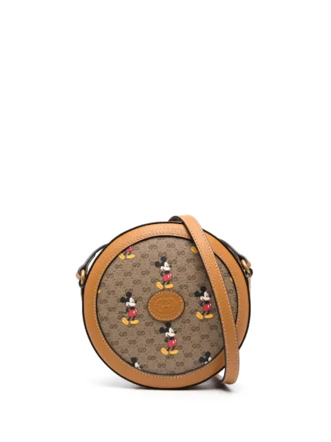 Gucci Pre-Owned 베르사체 X 두아 리파 니 GG 수프림 미키 미니 크로스 백