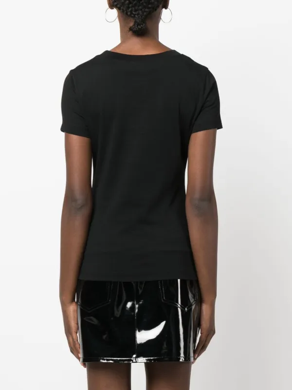 MOSCHINO JEANS グラフィックTシャツ MOSCHINO JEANS グラフィック Tシャツ | ブラック | FARFETCH JP