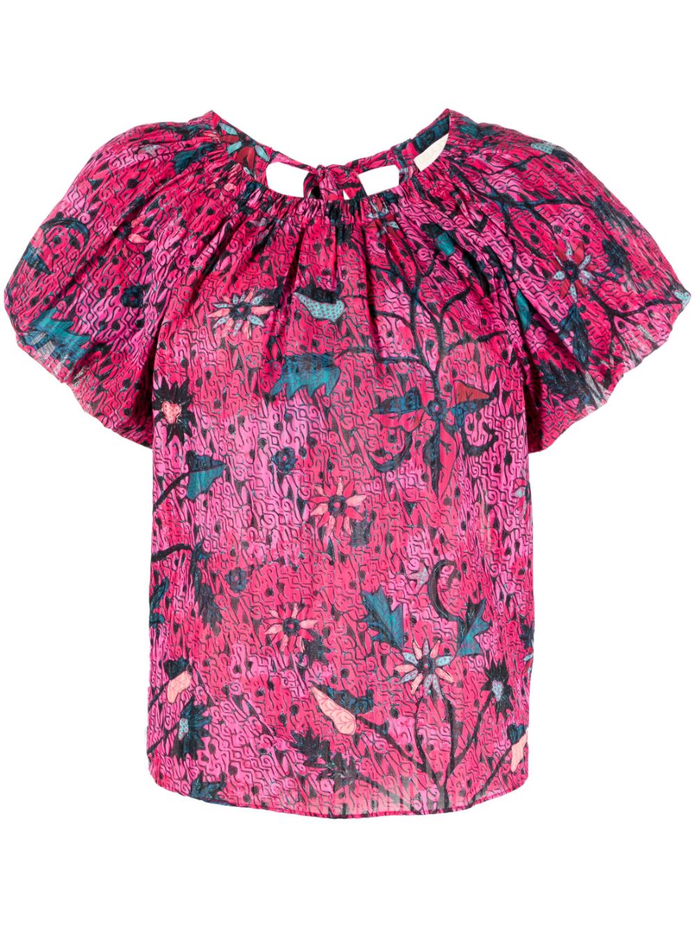 Ulla Johnson Flo floral-print top - Pink