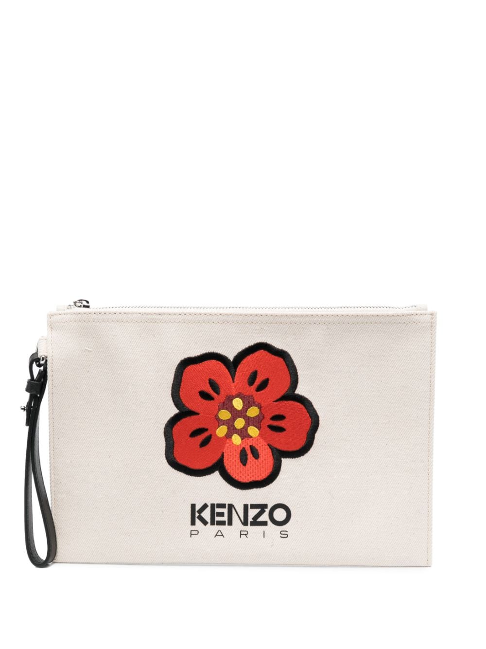 Boke Flower motif clutch