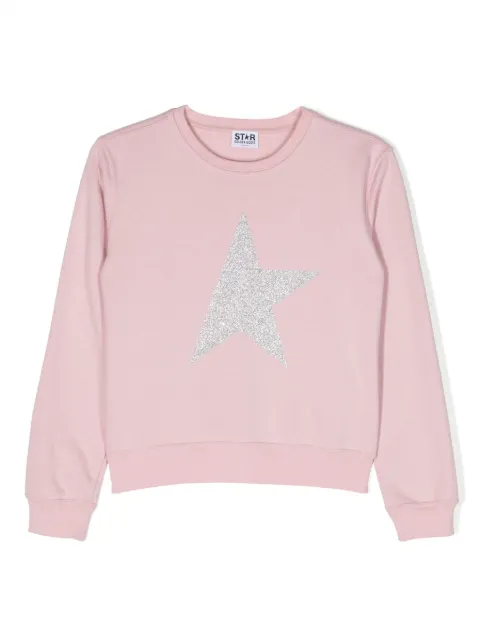 Golden Goose Kids logo-embroidered sweatshirt