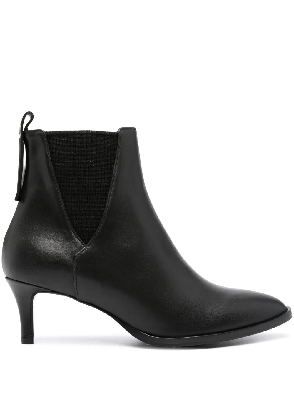 Peserico 60mm pointed-toe leather boots - Nero