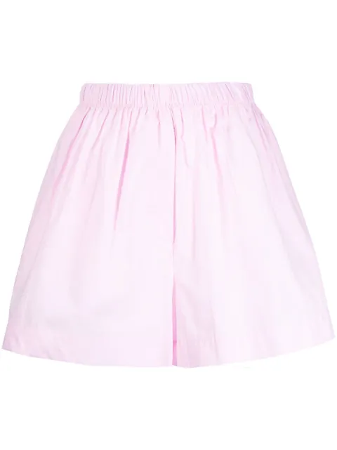 Kika Vargas wide-leg cotton shorts