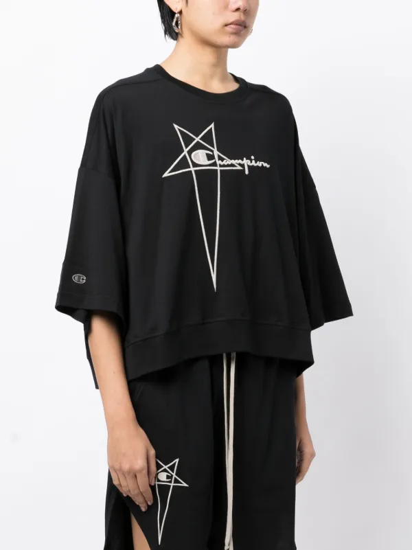 Rick Owens X Champion ロゴ Tシャツ - Farfetch