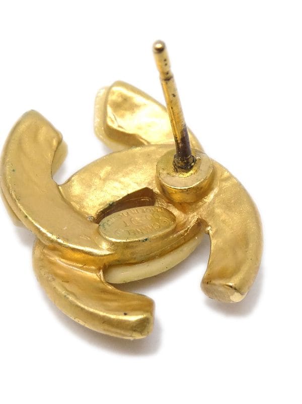 Chanel Pre-owned Women's Metal Stud Earrings - Gold - One Size