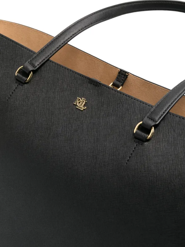 Lauren Ralph Lauren Karly Large Tote Bag | Black | FARFETCH