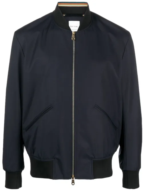 Veste bomber en laine à fermeture zippée - Paul Smith - Modalova