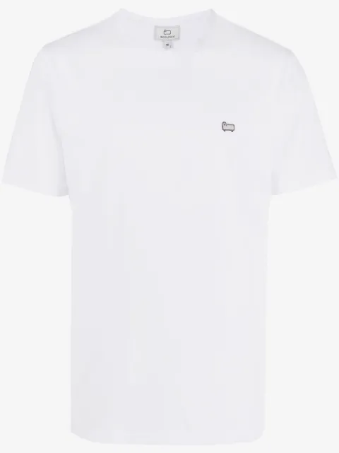 Woolrich logo-appliqué crew-neck T-shirt 