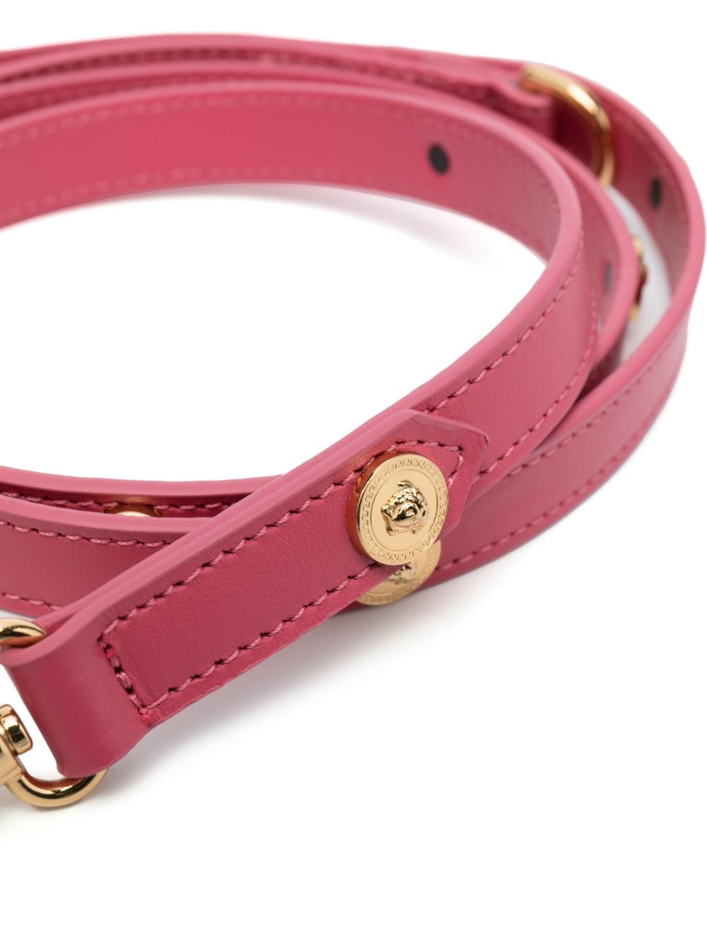 Versace Medusa leather pet lead - Roze