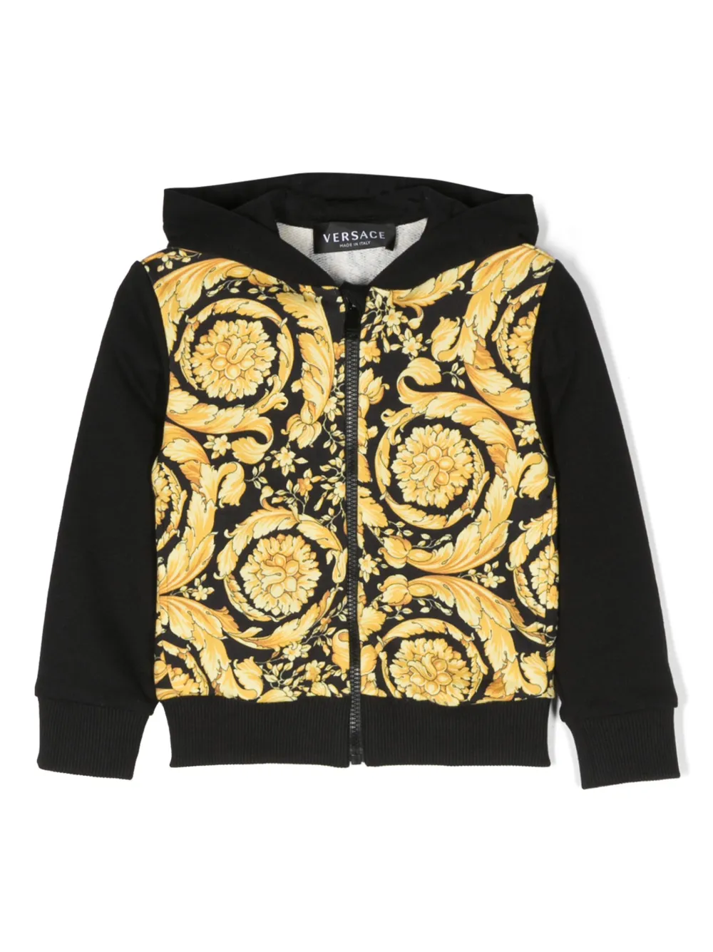 Versace Kids sweat à imprimé baroque - Noir Top Merken Winkel