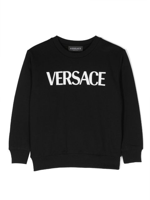 Versace Kids logo-print sweatshirt