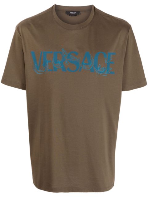 Versace Barocco Silhouette logo-print T-Shirt Men