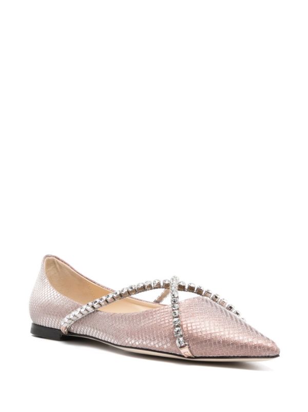 Jimmy Choo Genevi フラットシューズ - Farfetch