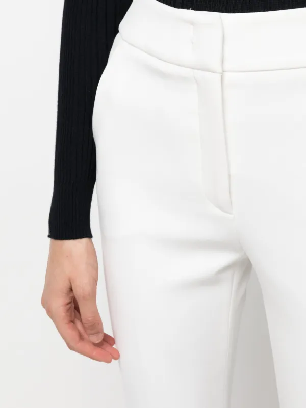 【NEW限定品】 ハイウエスト Peserico ストレートパンツ JP FARFETCH | ホワイト | パンツ