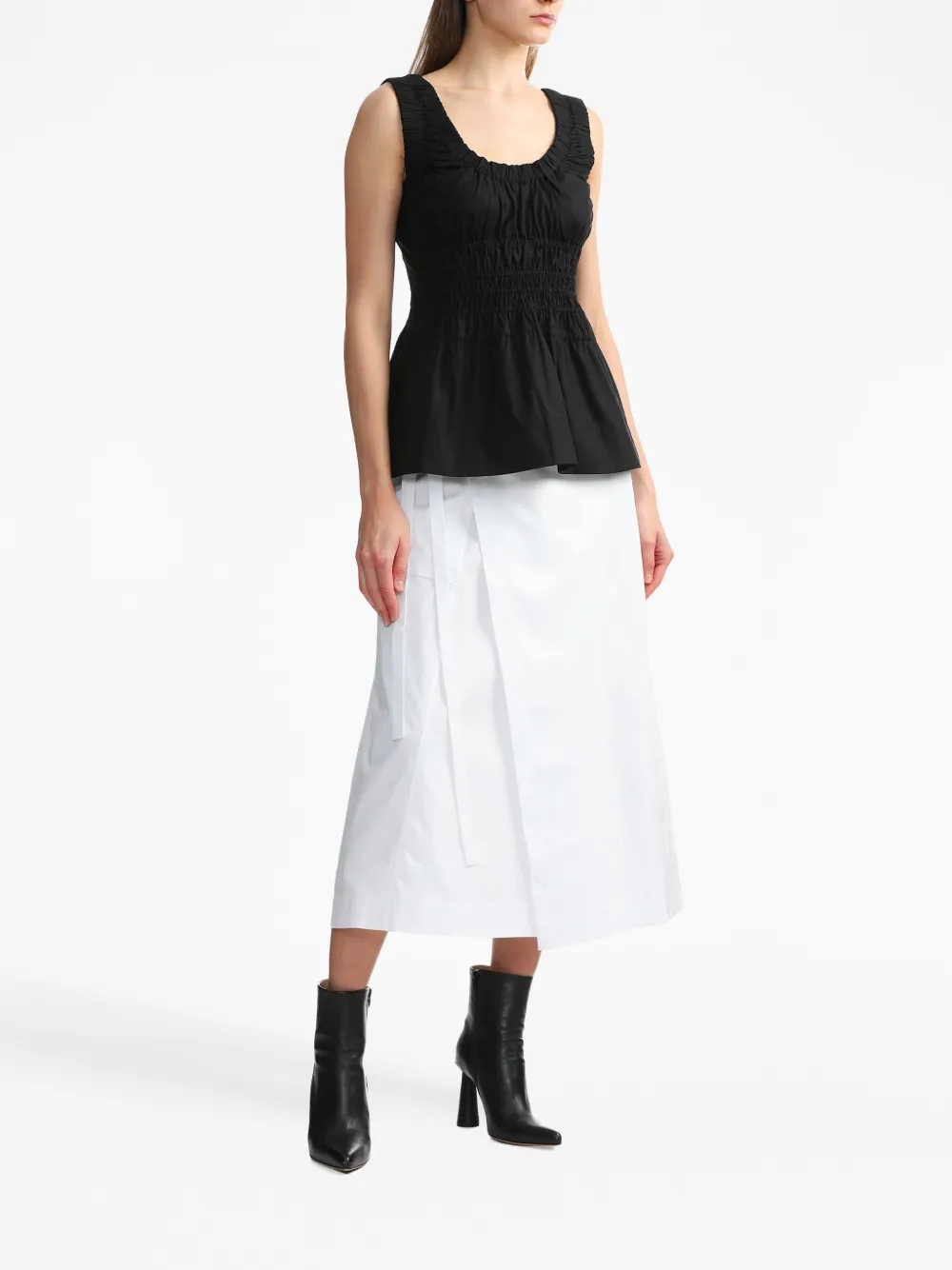 Proenza Schouler Rok met zijstrik - Wit