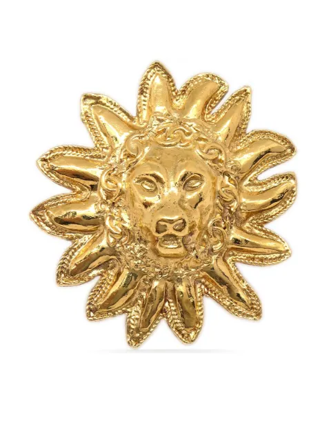 CHANEL Pre-Owned broche Lion Sun 1990-2000