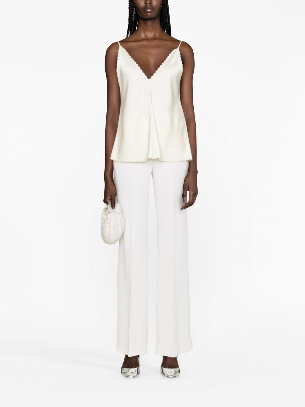 Jil Sander V-neck tank top - Wit