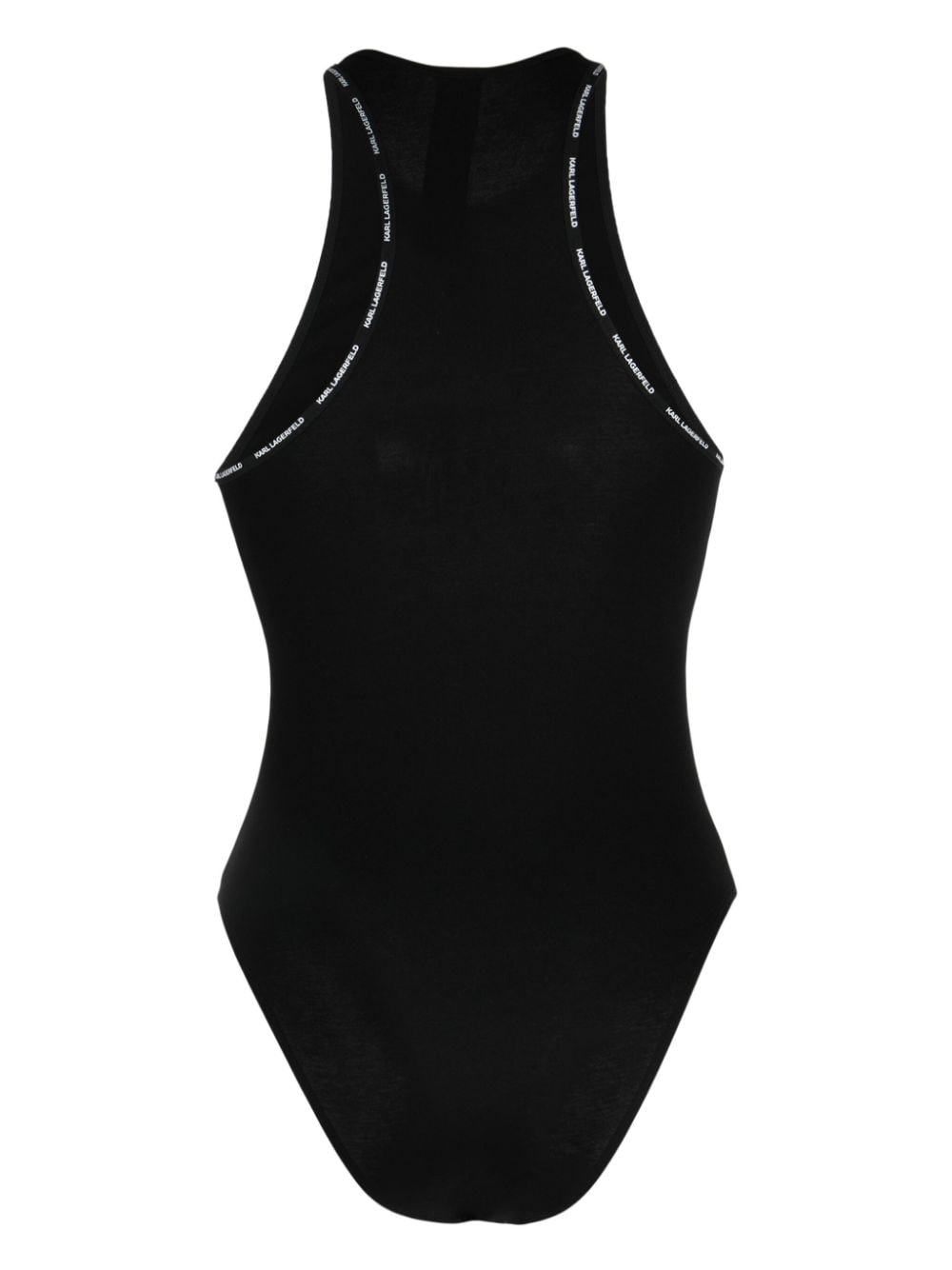 Karl Lagerfeld logo-detail racerback body - Zwart