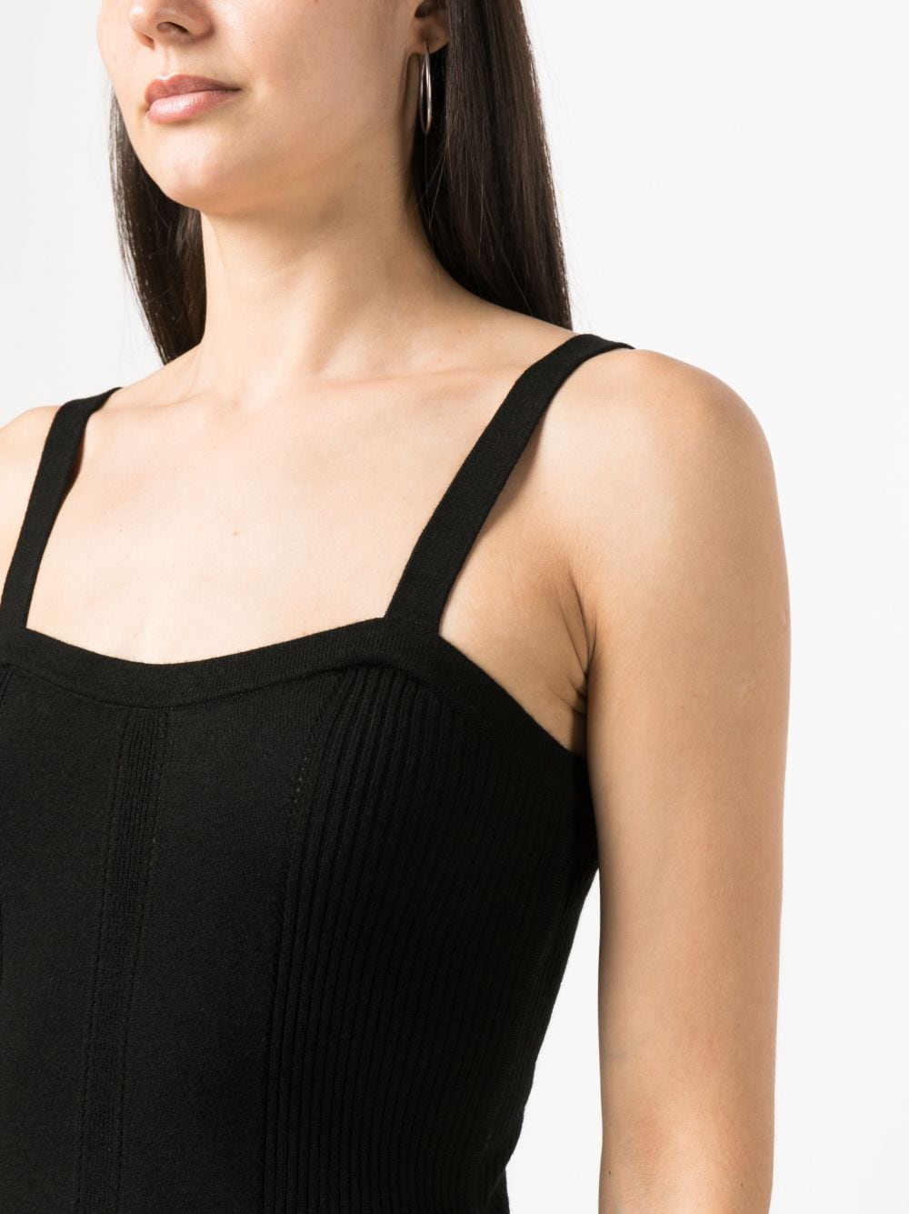 Shop Ulla Johnson Giselle Knitted Top In Black