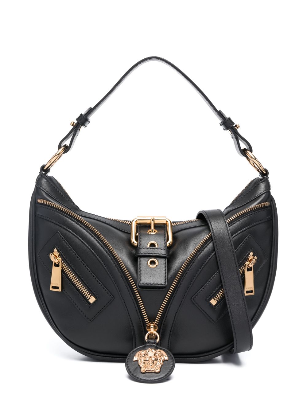 Versace x Dua Lipa small Repeat shoulder bag - Black