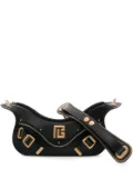 Balmain Blaze Pouch leather shoulder bag - Black