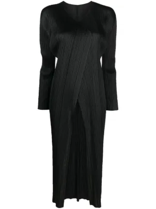 Pleats Please Issey Miyake Monthly Colors Plissé single-breasted