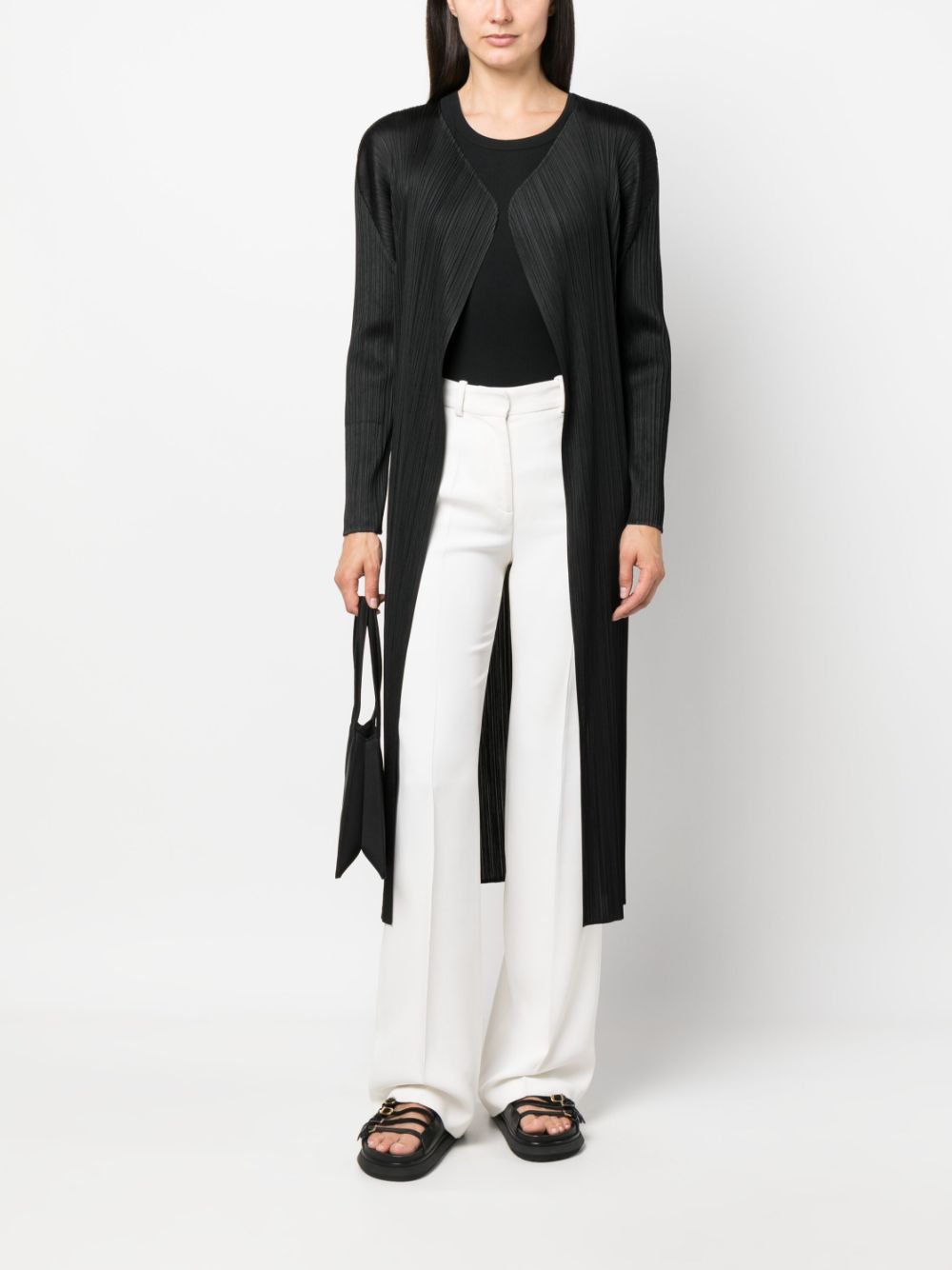 Pleats Please Issey Miyake Monthly Colors Plissé single-breasted Coat ...