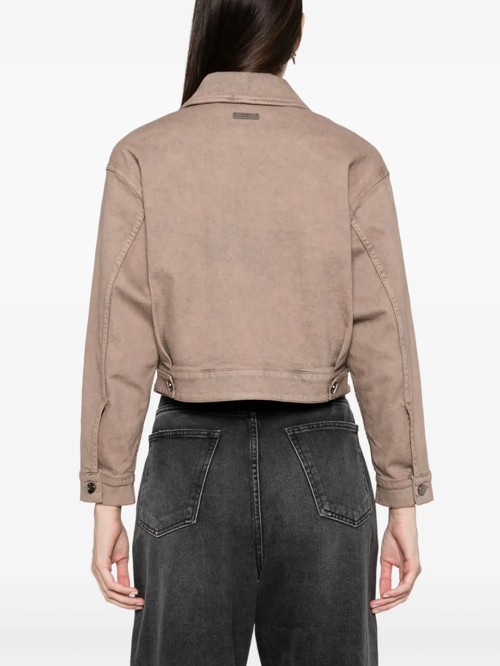 Peserico Cropped jack Grijs