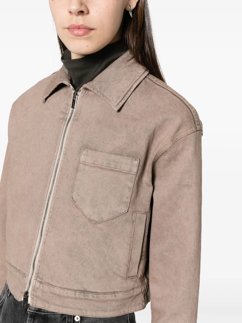 Peserico Cropped jack Grijs