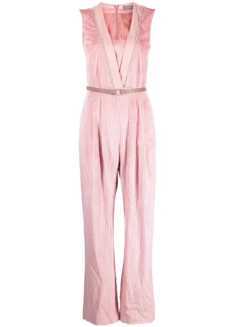 Peserico corduroy sleeveless jumpsuit