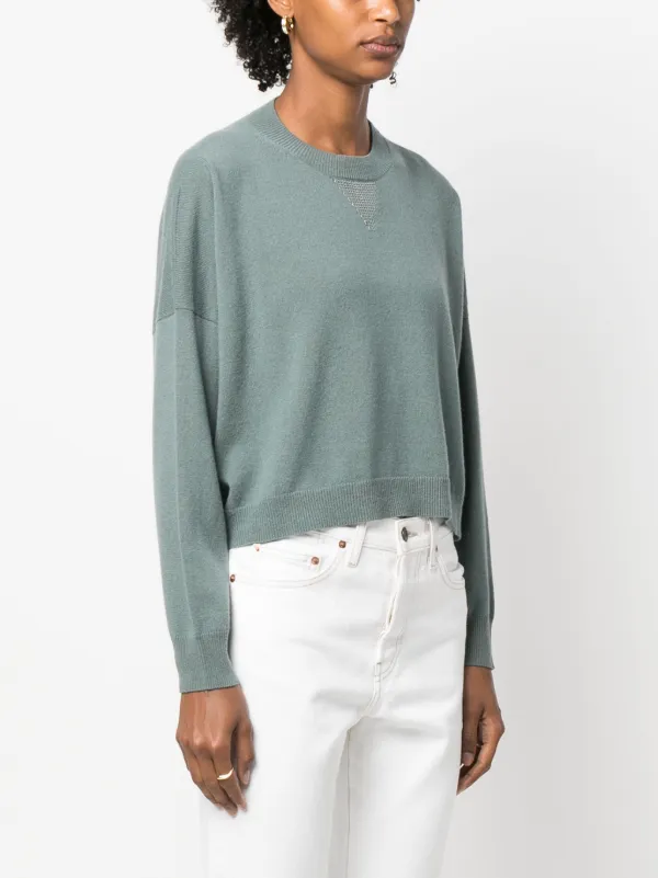 Peserico Round Neck wool silk cashmere Jumper Farfetch