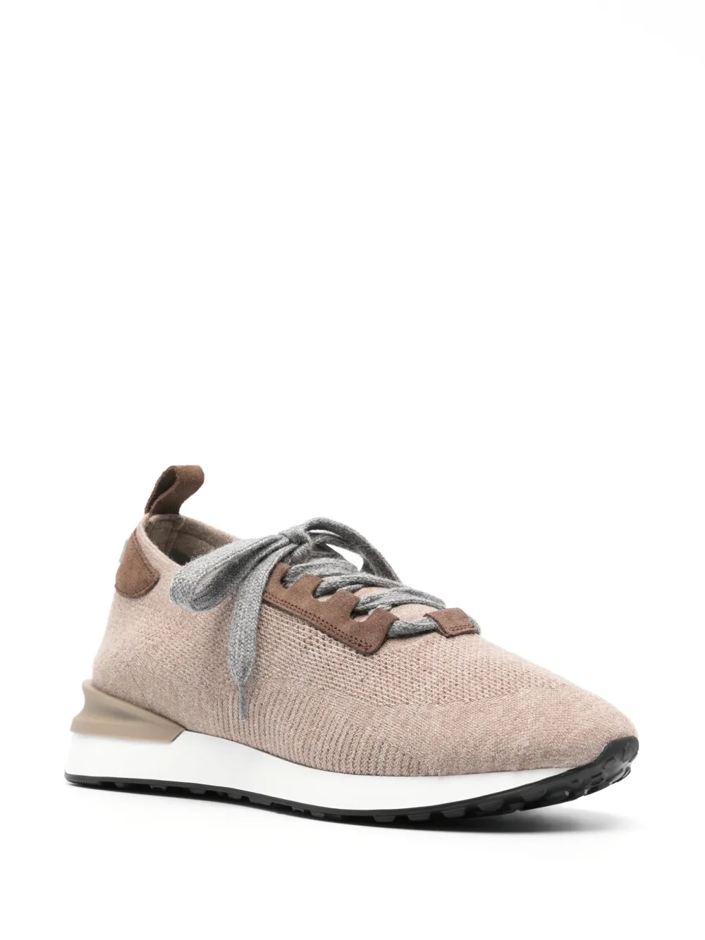 Peserico Sneakers met vlakken - Bruin