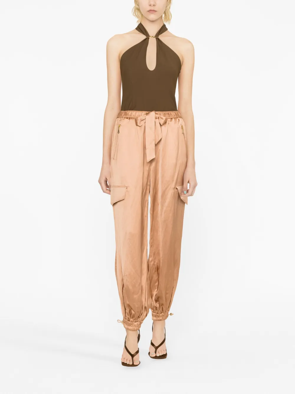 ZIMMERMANN Wonderland Harem cargo pants - Oranje
